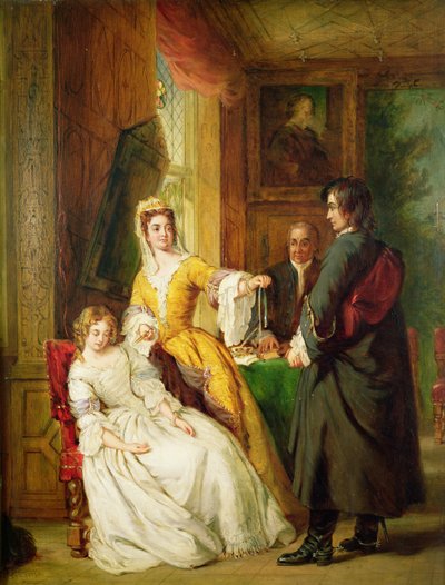 Liefdesbewijs door William Powell Frith